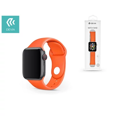 Devia ST324895 Devia 44mm narancssárga iWatch karpánt