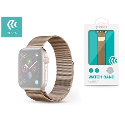 Devia ST325069 Apple Watch arany fém óraszíj