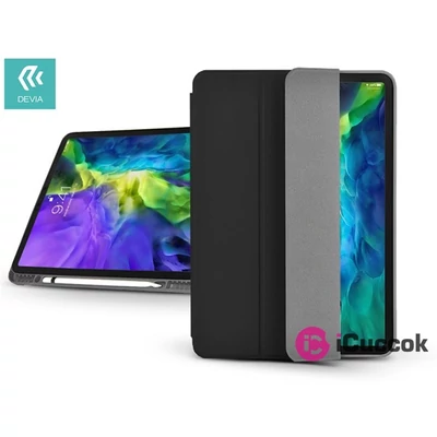 Devia ST326455 Apple iPad Pro 10,5"/iPad Air (2019) fekete bőr védőtok