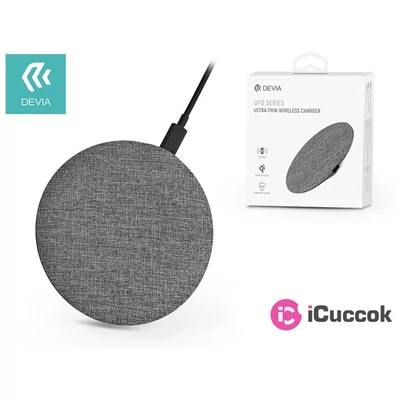 Devia ST330872 UFO Qi szürke vezeték nélküli töltő