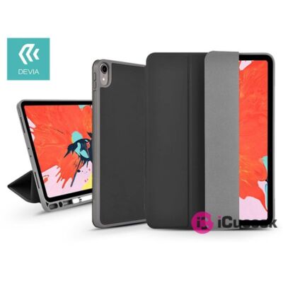 Devia ST334061 Apple iPad Pro 10,2"(2019/2020) fekete bőr védőtok