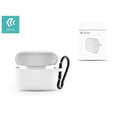 Devia ST334597 AirPods Pro fülhallgatóhoz fehér szilikon tok