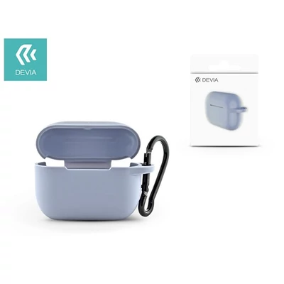 Devia ST334603 AirPods Pro fülhallgatóhoz kék szilikon tok