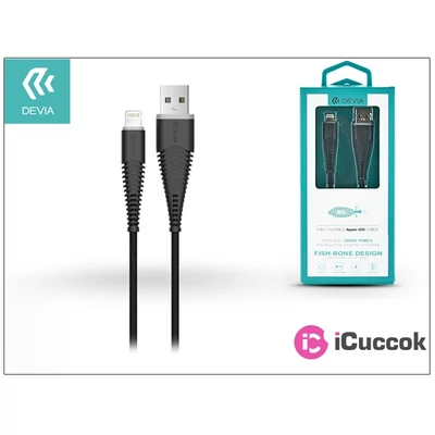 Devia ST993627 Fish1 Lightning fekete kábel
