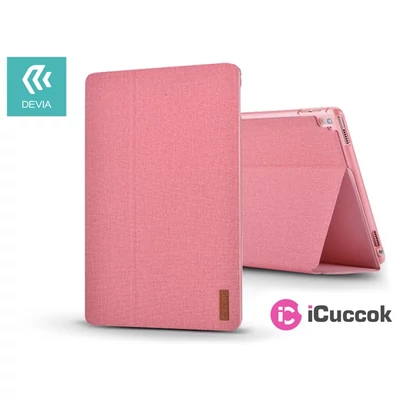 Devia ST997946 Devia Flax flip rózsaszín iPad Pro 10.5 2017 védőtok