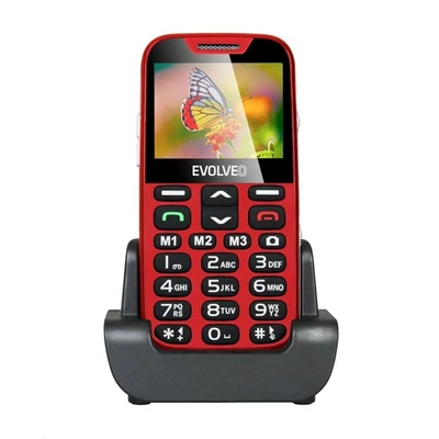 Evolveo Easyphone EP-500 1,8" piros mobiltelefon