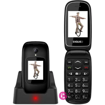 EVOLVEO EP-700 Easy Phone FD 2,4" Dual SIM fekete mobiltelefon