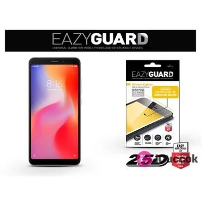 EazyGuard LA-1378 2.5D Xiaomi REDMi 6/6A fekete kijelzővédő fólia