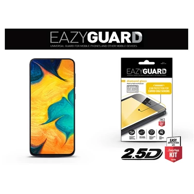 EazyGuard LA-1456 Samsung A50/A30s/A20/A30 fekete 2.5D üveg kijelzővédő fólia