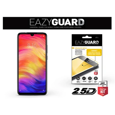EazyGuard LA-1478 Xiaomi Note 7 fekete 2.5D üveg kijelzővédő fólia