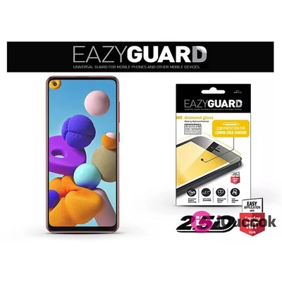 EazyGuard LA-1662 2.5D Samsung A21S üveg kijelzővédő fólia