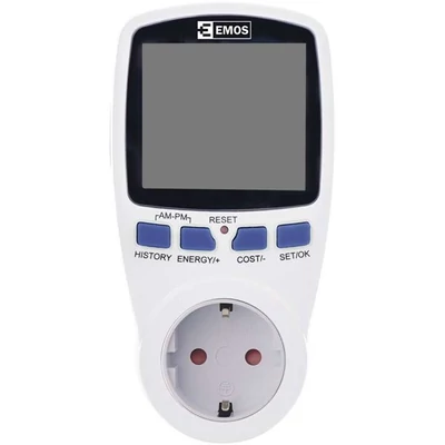 Emos P5821 digitális fogyasztásmérős aljzat
