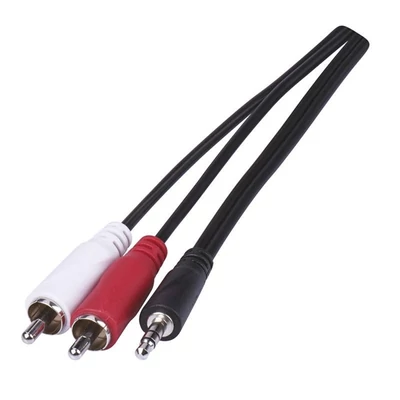 Emos SB5301 1,5 méter 3,5 mm Jack-2 RCA összekötőkábel