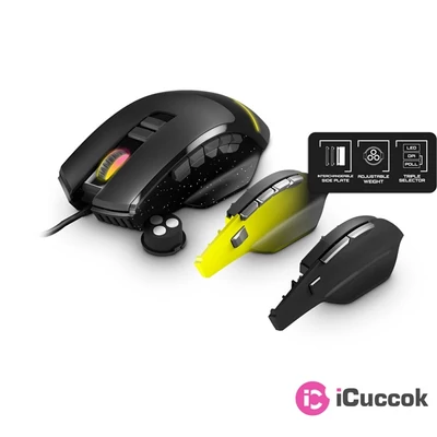 Energy Sistem EN 452071 Gaming Mouse ESG M5 Triforce RGB gamer egér