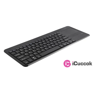 Ewent HUN fekete okos TV billentyűzet + touchpad
