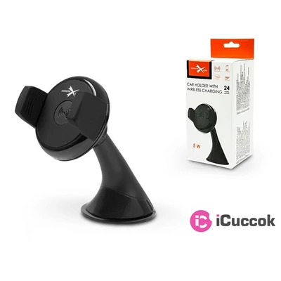 Extreme EX-484 5W vezeték nélküli autós töltő és tartó