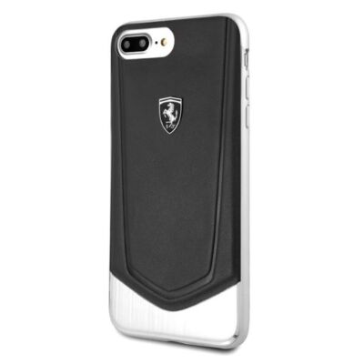 Ferrari Heritage iPhone 8 Plus fekete csíkos/kemény tok