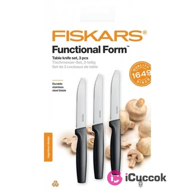 Fiskars Functional Form 3 db-os asztali késkészlet