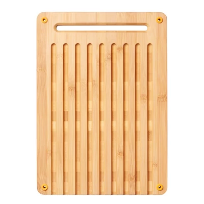 Fiskars Functional Form kenyérszeleteléshez bambusz vágódeszka