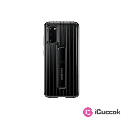 Galaxy EF-RG980CBEGEU S20 kitámasztós fekete ütésálló hátlap