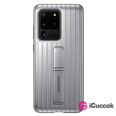 Galaxy EF-RG988CSEGEU S20 Ultra kitámasztós ezüst ütésálló hátlap