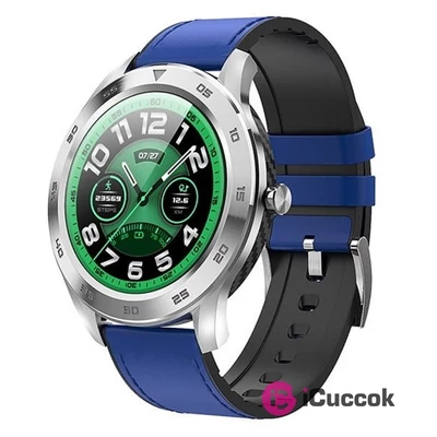 Garett GT22S kék bőr szíjas okosóra