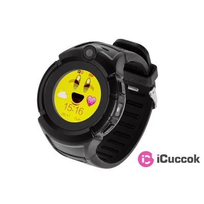 Garett Kids 5 fekete GPS-es okosóra