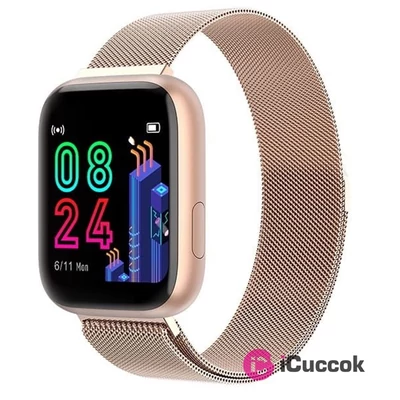 Garett Women Eva arany fém szíjas okosóra