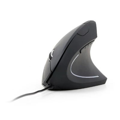 Gembird MUS-ERGO-01 ergonómikus vezetékes fekete egér
