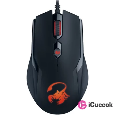 Genius Ammox X1-400 USB fekete gamer egér