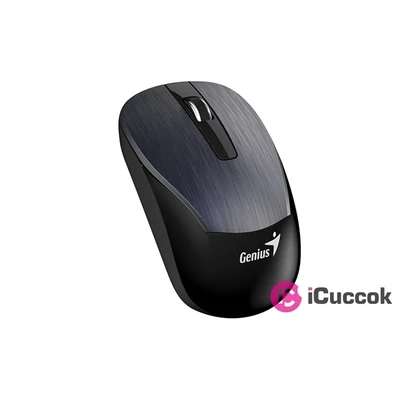 Genius ECO-8015 vezeték nélküli újratölthető acélszürke egér