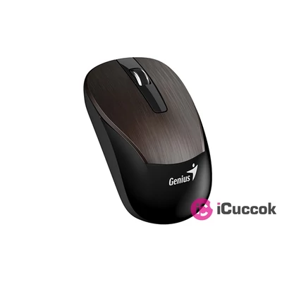 Genius ECO-8015 vezeték nélküli újratölthető sötétbarna egér