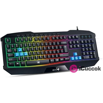 Genius Scorpion K215 Illuminated HUN USB fekete billentyűzet