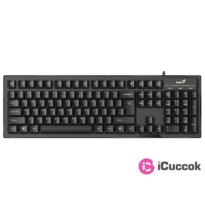 Genius KB-102 HUN USB fekete Smart billentyűzet