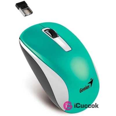 Genius NX-7010 BlueEye vezeték nélküli türkiz-metál egér