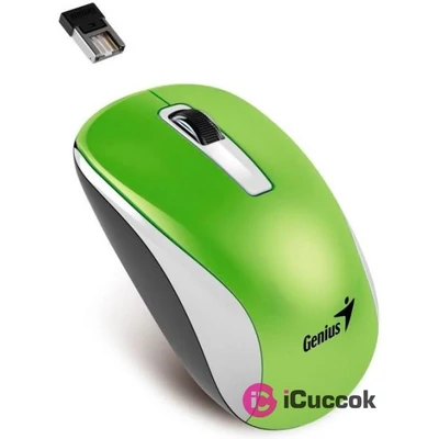 Genius NX-7010 BlueEye vezeték nélküli zöld-metál egér