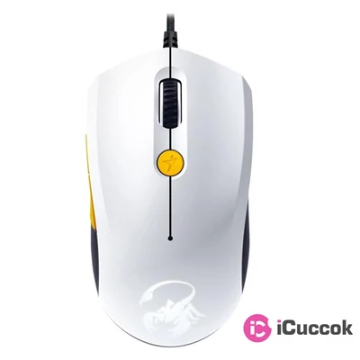 Genius Scorpion M6-600 fehér-narancs gamer egér