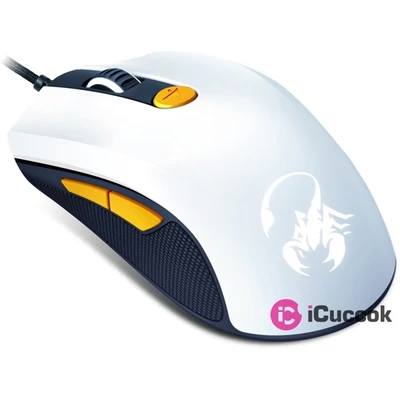 Genius Scorpion M8-610 fehér-narancs gamer egér