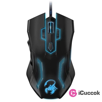 Genius Scorpion Spear Pro fekete gamer egér