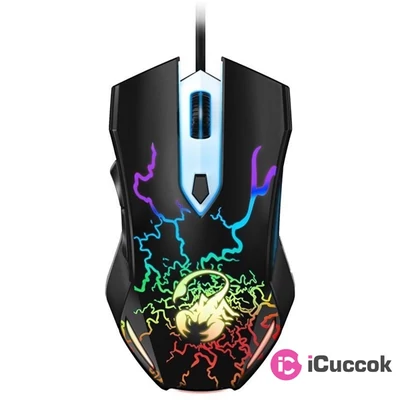 Genius Scorpion Spear fekete gamer egér