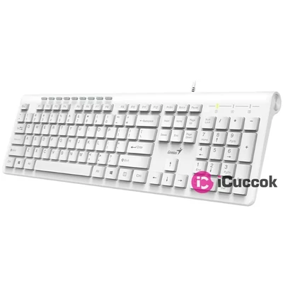 Genius SlimStar 230 HUN USB fehér billentyűzet