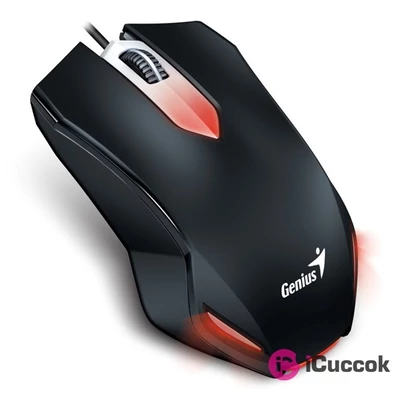 Genius X-G200 USB fekete gamer egér