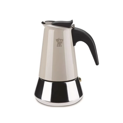 Ghidini 1386V Steelexpress 2 személyes indukciós szürke kotyogós kávéfőző