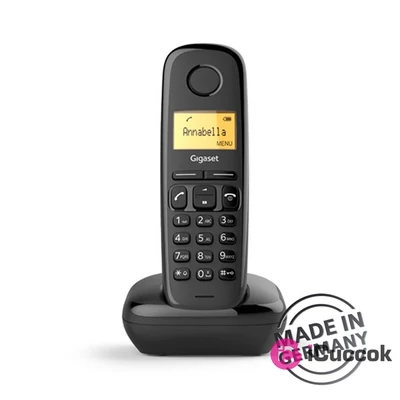 Gigaset A170 DECT hívóazonosítós fekete telefon