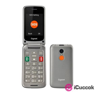 Gigaset GL590 2,8" Dual SIM ezüst mobiltelefon