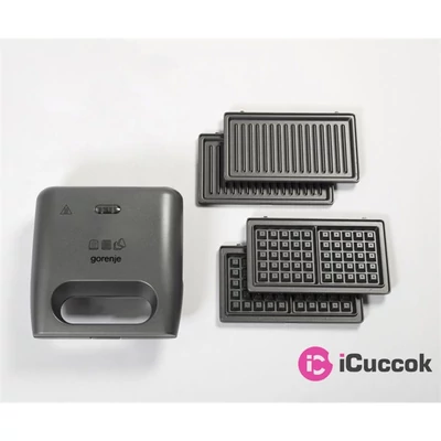 Gorenje SM703GCG 3 az 1-ben szendvicssütő