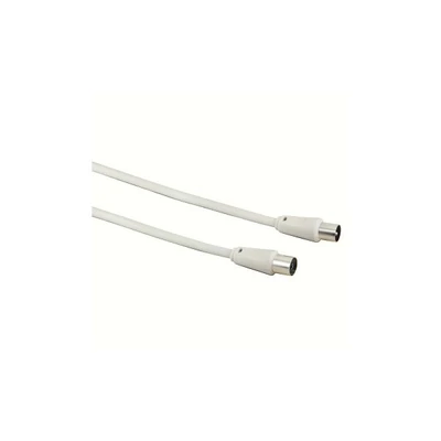 HAMA 42963 Duplán árnyékolt 5,0m  fehér antenna kábel