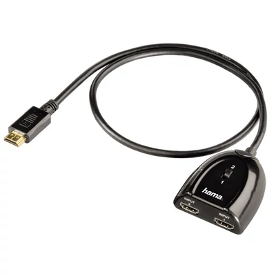 HAMA 42553 HDMI KÖZÖSÍTŐ, ARANYOZOTT, 2BE-1KI