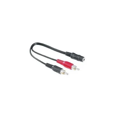 HAMA 43254 2RCA-DUGÓ-3,5JACK ANYA ADAPTER