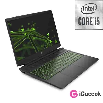 HP Pavilion Gaming 16-a0008nh 16,1"FHD/Intel® Core™ i5-10300H/8GB/512GB/GTX 1650Ti 4GB/DOS/fekete laptop